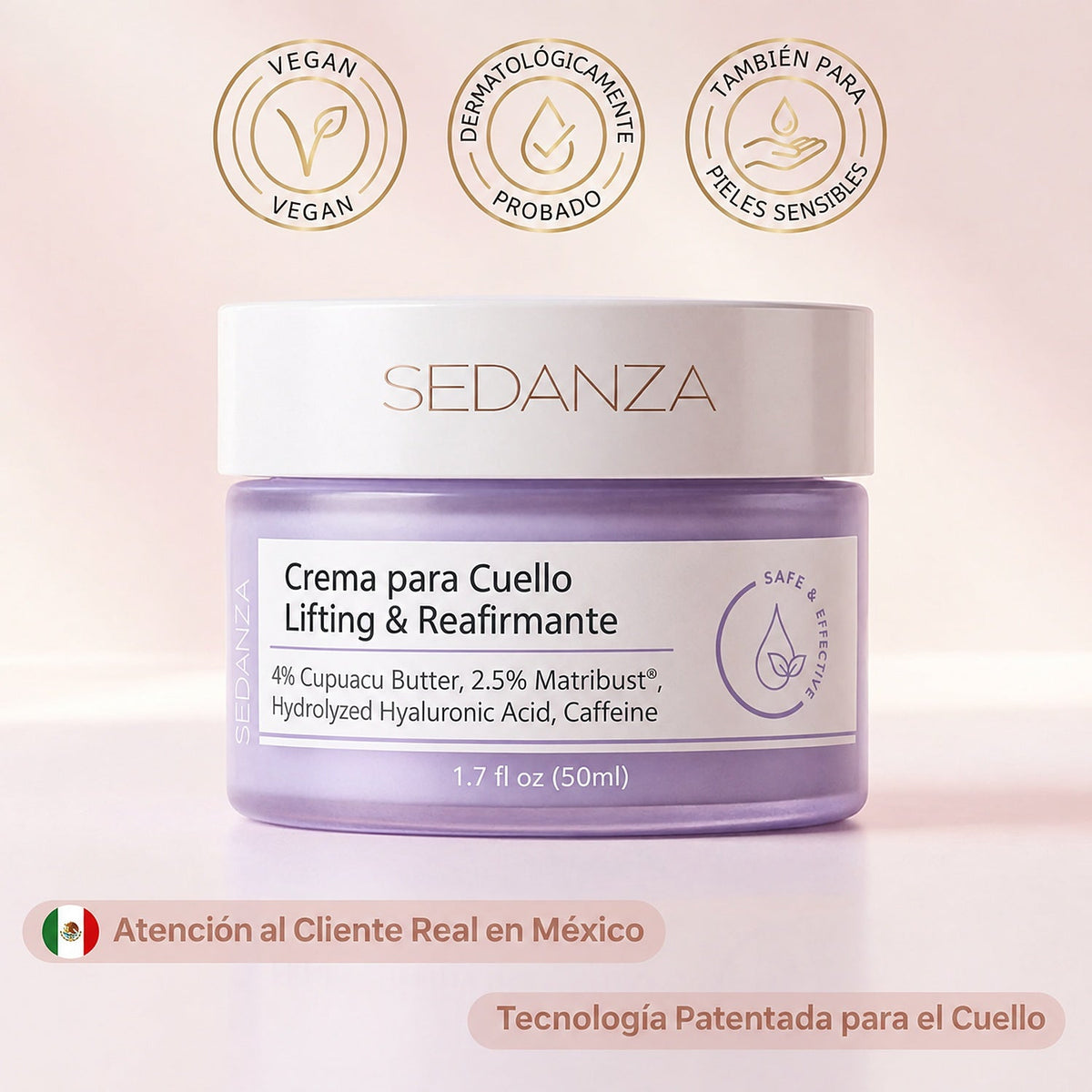 Crema para Cuello Lifting & Reafirmante SEDANZA