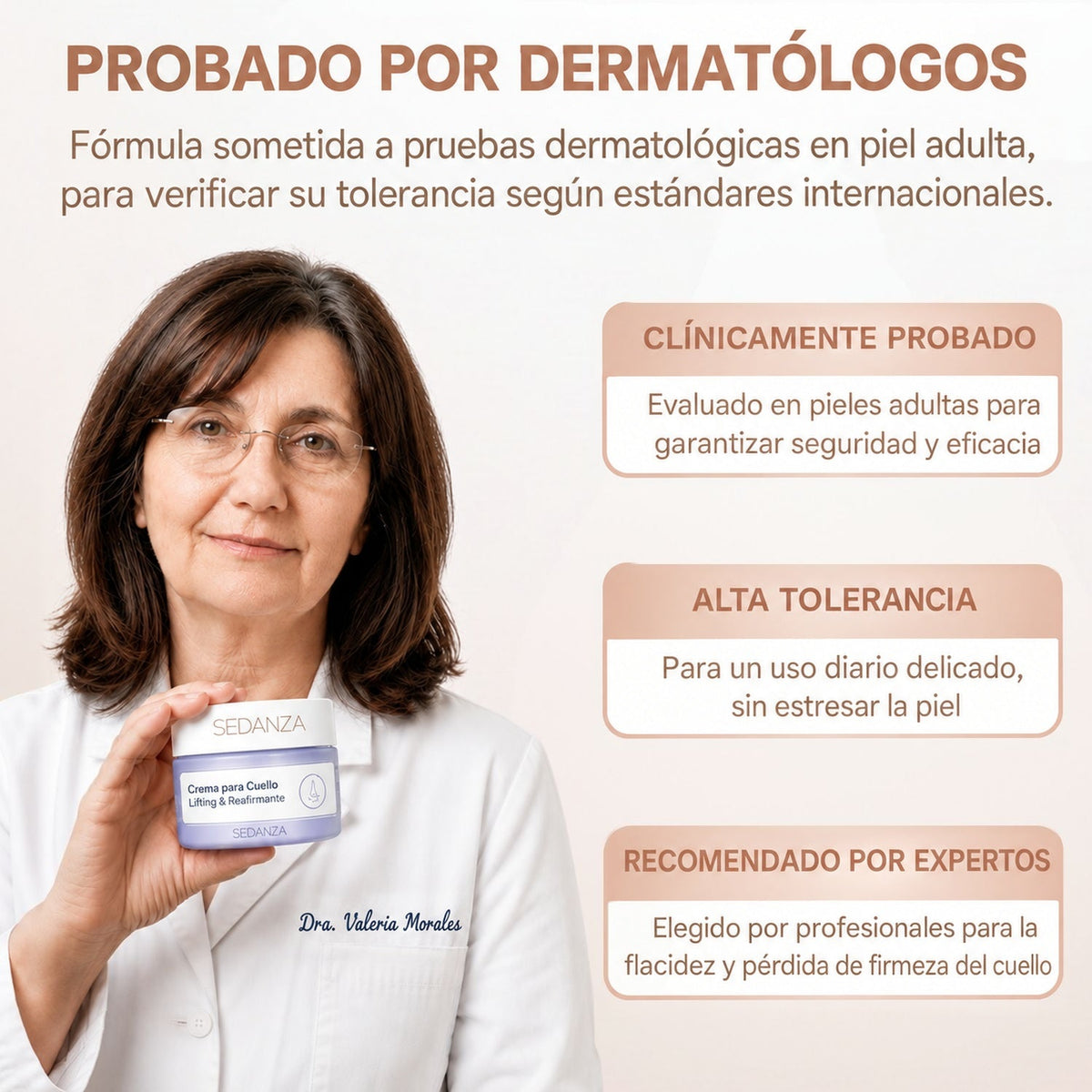 Probado por dermatólogos